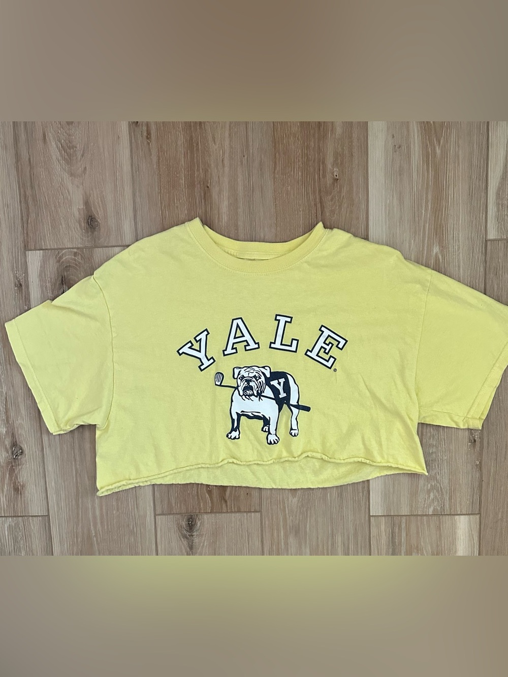 Yale University Golf Crop Tee M